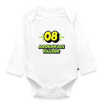 Complaining Ardennes - Organic Longsleeve Baby Bodysuit - white - Front