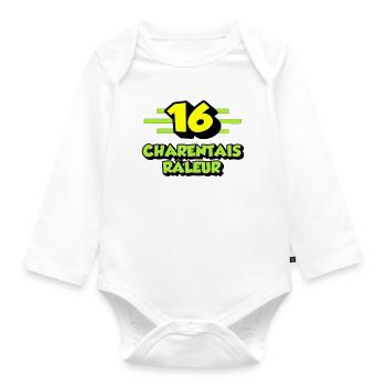 Complaining Charentais - Organic Longsleeve Baby Bodysuit - white - Front