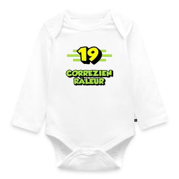 Complaining Correzien - Organic Longsleeve Baby Bodysuit - white - Front