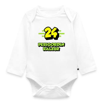 Complaining Périgordin - Organic Longsleeve Baby Bodysuit - white - Front