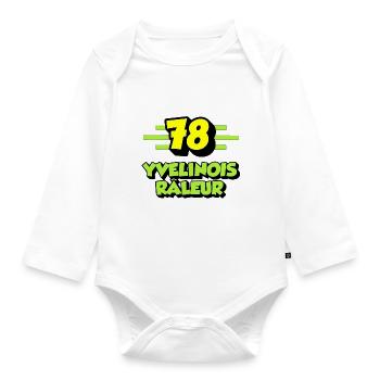 Complaining Yvelines - Organic Longsleeve Baby Bodysuit - white - Front