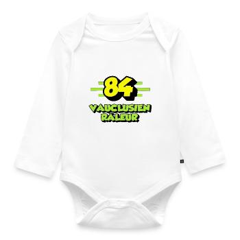 Complaining Vaucluse - Organic Longsleeve Baby Bodysuit - white - Front