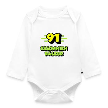 Complaining Essonne - Organic Longsleeve Baby Bodysuit - white - Front