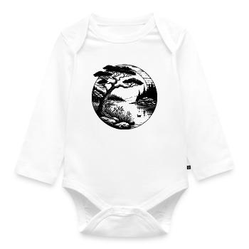 Arbre – La nature en harmonie - Body Bébé bio manches longues - blanc - Devant