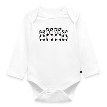 anniversary. Anniversary Decade. humor. funny - Organic Longsleeve Baby Bodysuit - white - Front