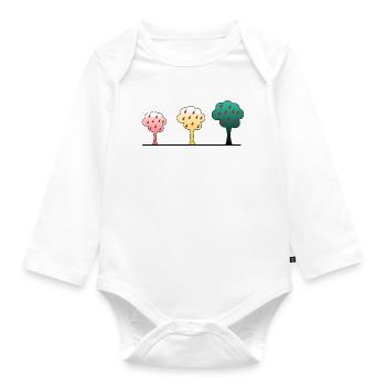 anniversary. Anniversary Decade. humor. funny - Organic Longsleeve Baby Bodysuit - white - Front