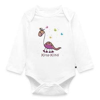 Kita Kind - Organic Longsleeve Baby Bodysuit - white - Front