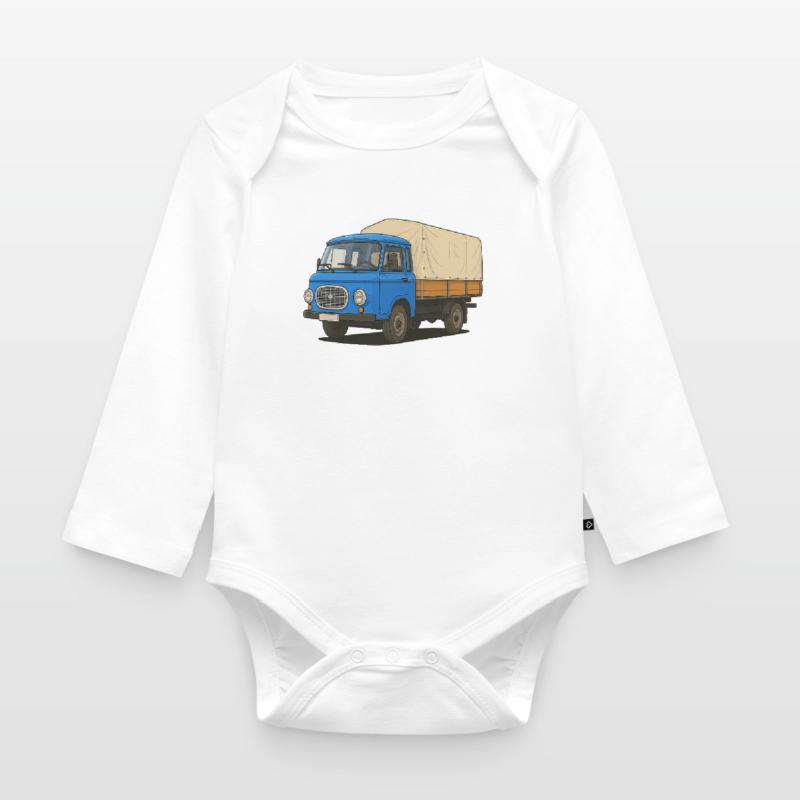 Ost-Pritsche Baby Bio-Langarm-Body