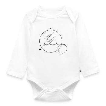 Soulmate - Organic Longsleeve Baby Bodysuit - white - Front
