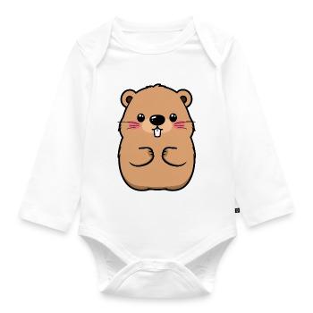 Marmot - Organic Longsleeve Baby Bodysuit - white - Front