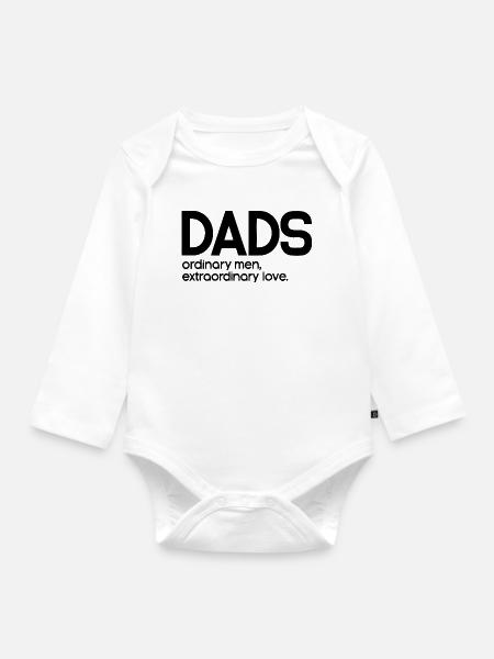 Cosmic Galaxy Abstract Art Design - Organic Longsleeve Baby Bodysuit - white
