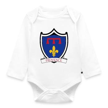 Provence - Organic Longsleeve Baby Bodysuit - white - Front