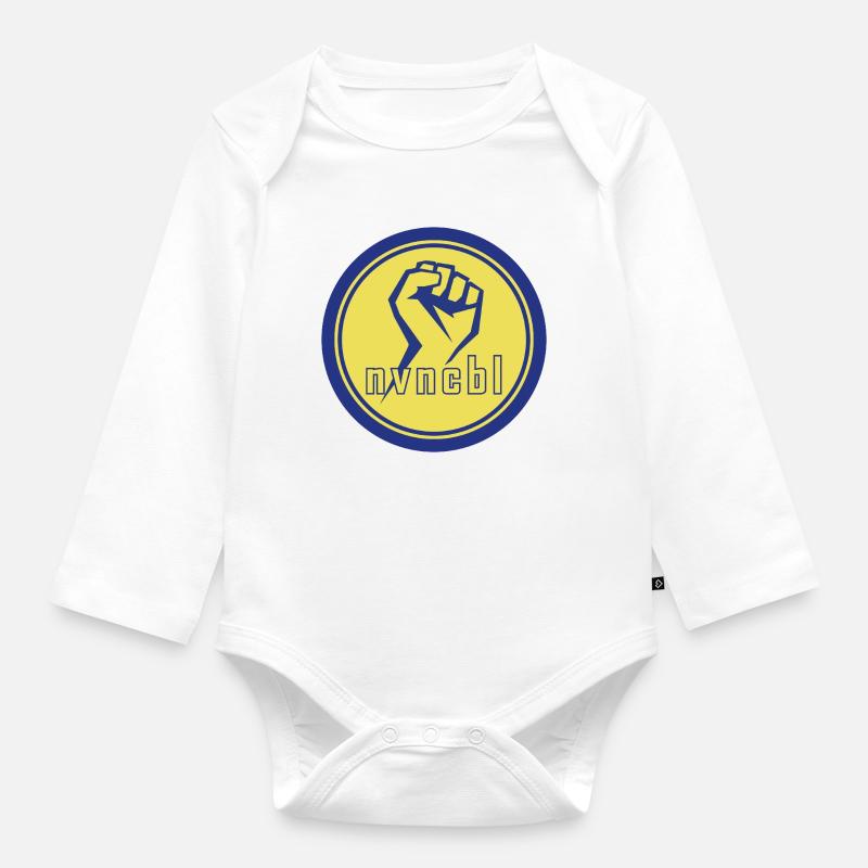 Invincible 04 - Body Bébé bio manches longues - blanc