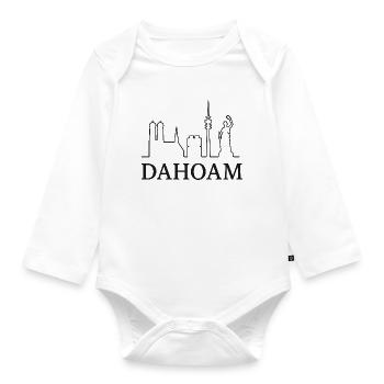HOME - Organic Longsleeve Baby Bodysuit - white - Front