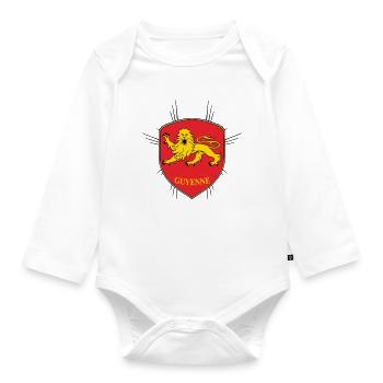 Guyenne - Organic Longsleeve Baby Bodysuit - white - Front