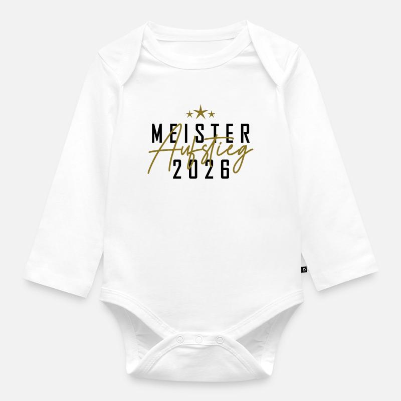 Champion 2026 - Body Bébé bio manches longues - blanc