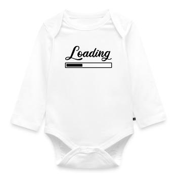 Loading - Organic Longsleeve Baby Bodysuit - white - Front