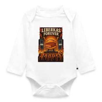 Leberkas Forever - Organic Longsleeve Baby Bodysuit - white - Front