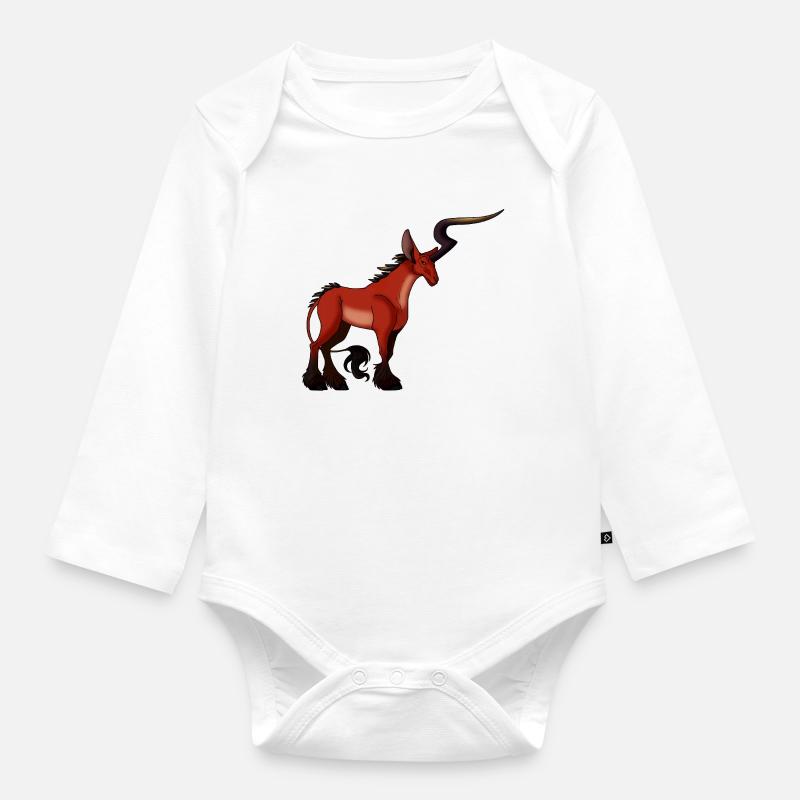 Cornembras - Body Bébé bio manches longues - blanc