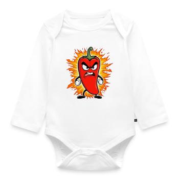 Paprika - Organic Longsleeve Baby Bodysuit - white - Front