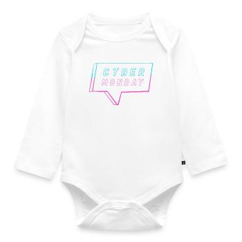 Cyber Monday shopping spree - Organic Longsleeve Baby Bodysuit - white - Front