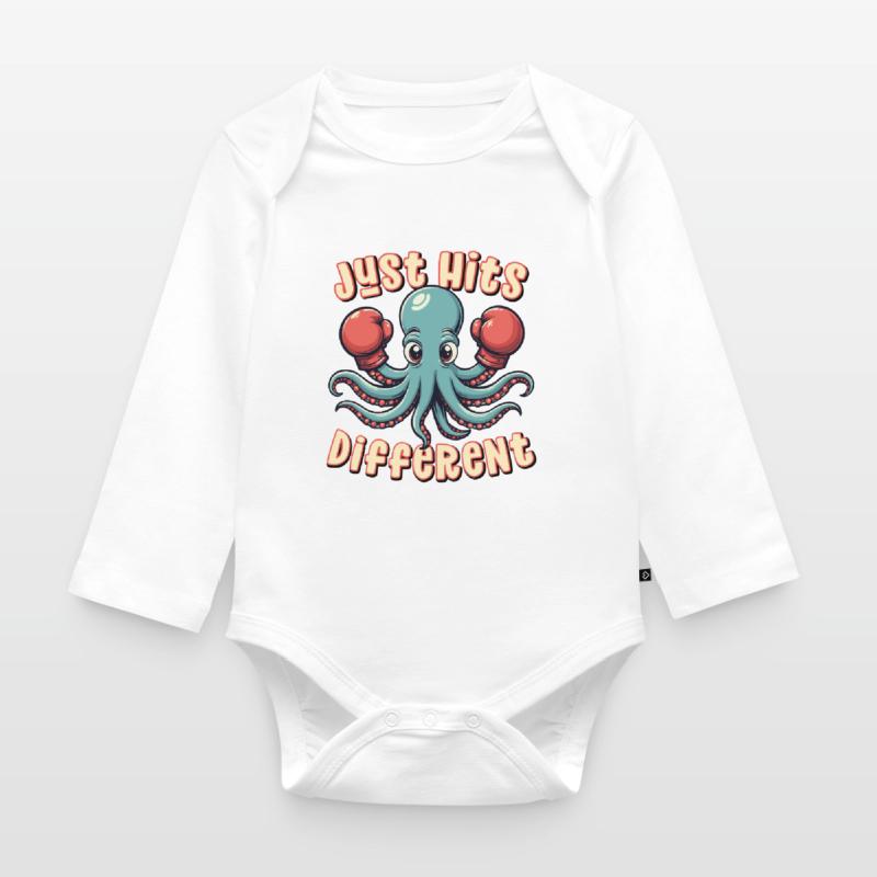 Frappe simplement différemment Body Bébé bio manches longues