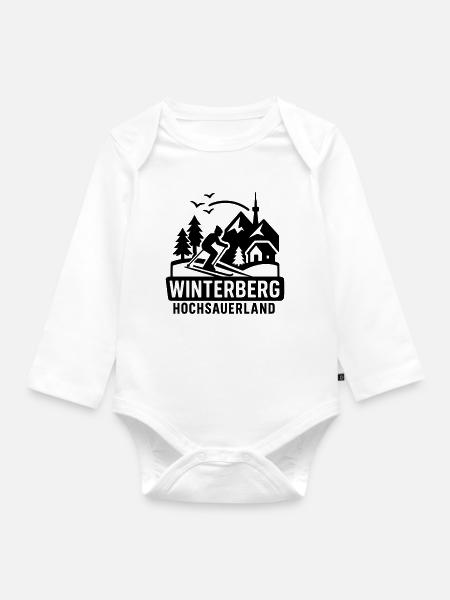 winterberg hochsauerland - Baby Bio-Langarm-Body - Weiß