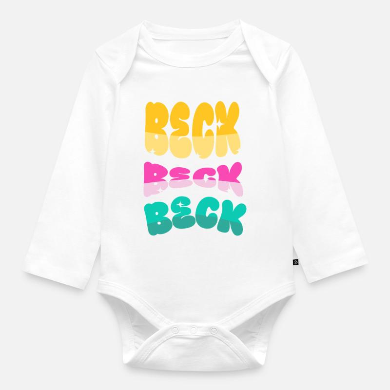 Beck  - Baby Bio-Langarm-Body - Weiß