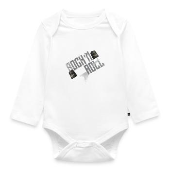 Rock It Folk Fusion - Baby Bio-Langarm-Body - Weiß - Vorne