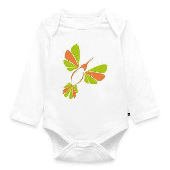 Kolibri_002 - Body Bébé bio manches longues - blanc - Devant