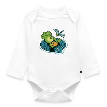 Groove & Lily - Organic Longsleeve Baby Bodysuit - white - Front