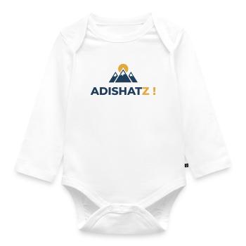 ADISHATZ! - Organic Longsleeve Baby Bodysuit - white - Front