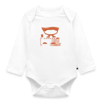Fer antique - Body Bébé bio manches longues - blanc - Devant