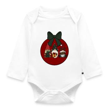 Wichtel - Baby Bio-Langarm-Body - Weiß - Vorne