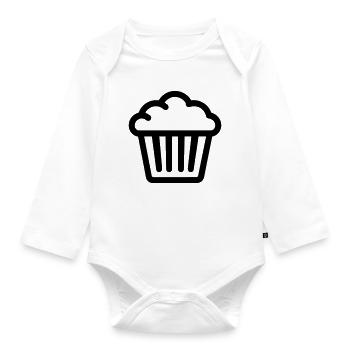 muffin - Body Bébé bio manches longues - blanc - Devant