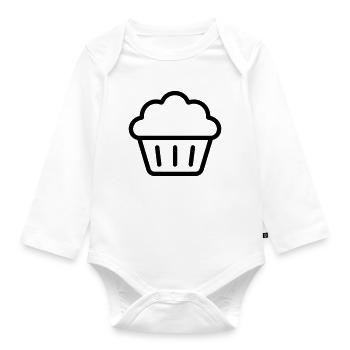 muffin - Body Bébé bio manches longues - blanc - Devant