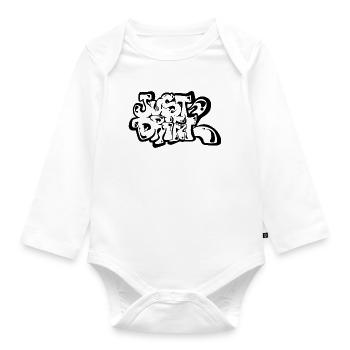 Juste Drift 02 - Body Bébé bio manches longues - blanc - Devant