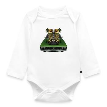 BRASS BAND - sound & vision - Organic Longsleeve Baby Bodysuit - white - Front