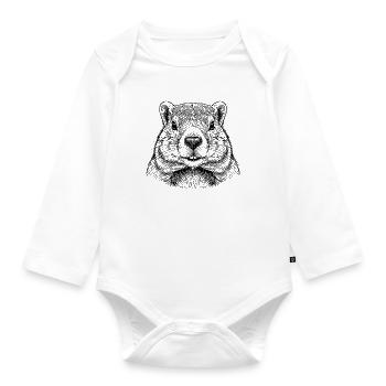 Marmot - Organic Longsleeve Baby Bodysuit - white - Front