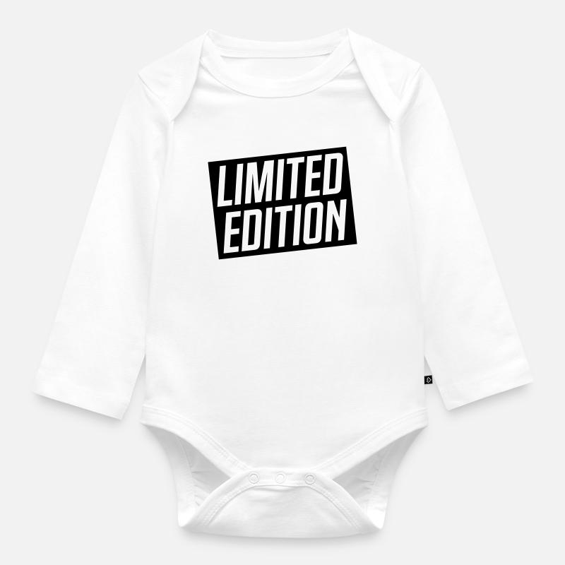 Édition limitée - Body Bébé bio manches longues - blanc