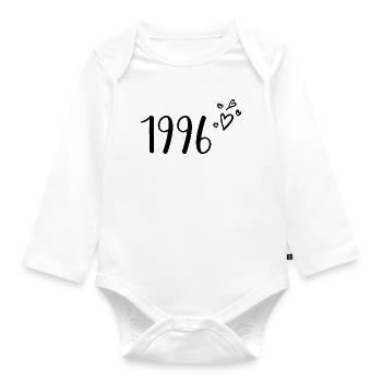 1996 - Baby Bio-Langarm-Body - Weiß - Vorne