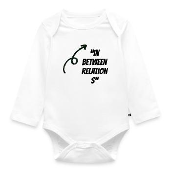 Zwischen Beziehungen - Baby Bio-Langarm-Body - Weiß - Vorne