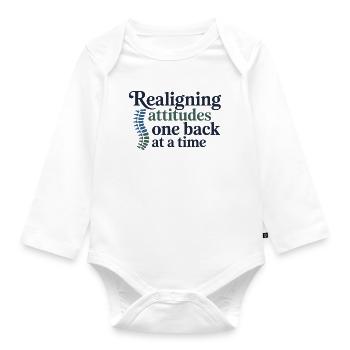 Chiropractor Spines Are My Specialty Professional  - Organic Longsleeve Baby Bodysuit - white - Front