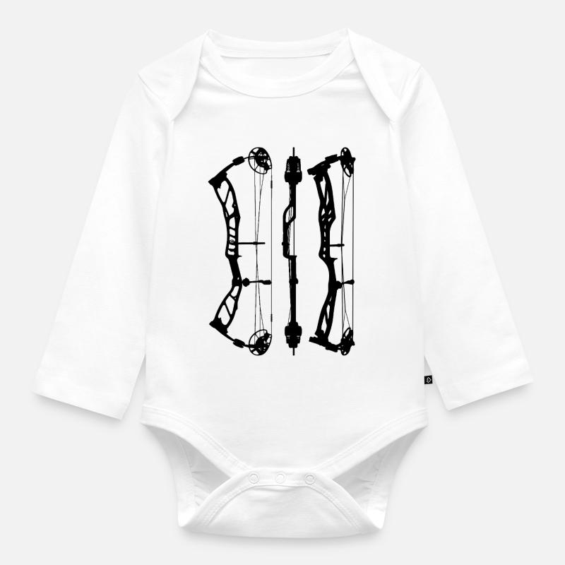 EliteBasin_Plan - Body Bébé bio manches longues - blanc