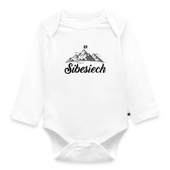 Sibesiech - cooler Typ - Baby Bio-Langarm-Body - Weiß - Vorne