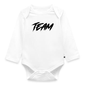 Team - Organic Longsleeve Baby Bodysuit - white - Front