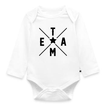 Team - Organic Longsleeve Baby Bodysuit - white - Front