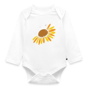 Zahn Dentist Rezeptionist Zahnarzt - Baby Bio-Langarm-Body - Weiß - Vorne