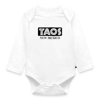 Taos - New Mexico - United States of America - Organic Longsleeve Baby Bodysuit - white - Front