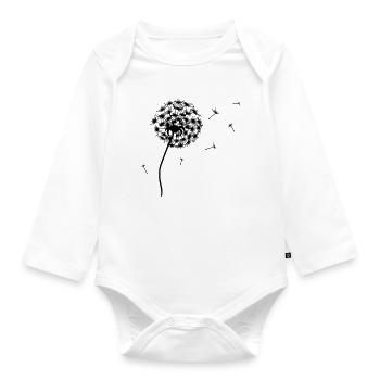 SAMILA-LAI Pusti - L’Original par heavenlygoods - Body Bébé bio manches longues - blanc - Devant